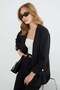 Shawl Collar Blazer Jacket with Layered Sleeves - 6
