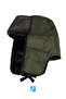 70% Acrylic 30% Cotton, Water Resistant Russian Pilot Hat with Fur Inside - 2