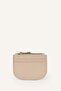 Faux Leather Beige Card Holder I1263Axns
