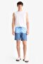 Regular Fit Color Block Mesh Lined Above Knee Sea Shorts Z8108Az23Hs - 2