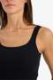 Slim Fit Slim Fit Basic Plain Crew Neck Ribbed Camisole Athlete E5540Ax25Sm - 4