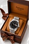 All Functions Active Ferucci Waterproof Steel Men Wristwatch with Bracelet Gift - 2