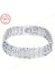 20cm 8inches 925 Sterling Silver 8-inch Classic Bracelet, Suitable for Men and Women, Wedding and En - 2