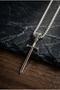 Sword Handcrafted Stainless Steel Chain Men's Necklace