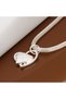 50cm DOTEFFIL 925 Sterling Silver Gorgeous Charm Fashion Charm Heart Wedding Lady Love Necklace Nobl - 4