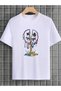 Smile Emoji Colorful Printed Short Sleeve Crew Neck Women's and Men's Tshirt