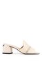 Women's Genuine Leather Heeled Slippers 923 532 Bn Trlk Y23