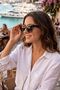 Women's uv400 black silver accessory oversized sunglasses 23016 c2 silver accessory - 5