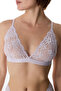 حمالة صدر مثلثة الشكل باللون الأرجواني الفاتح مع تطريز دانتيل - 4