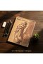Wise Owl 3-Piece Sketchbook Set A4+A5+A6 120 Gr 50 Sheets Spiral Bound Kraft Cover Drawing and Pencil Sketch Notebook – Rembrandt - 2