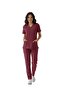 Biking Red Dr. Greys Doctor Nurse Medical Scrubs Suit Luxury Lycra Fabric - 2