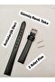 12 mm Compatible Watch Band - Black Color Flat Model - Rose Color Buckle, (Second Item in the Cart Is 100 Tl.) - 5