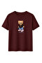 Women's Swaggy Teddy Bear Printed Crew Neck Cotton T-Shirt - 2