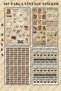 187 Pieces 4 Pages Vintage Sticker Set - Bullet Journal / scrapbook / Agenda / Laptop / Phone Sticker - - 3