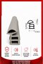 P 075 Steel Door Case Wick 6 m Gray