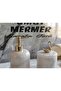 طقم حمام أبيض من 3 قطع من UMUT MERMER - 3