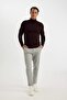 Slim Fit Slim Fit Turtleneck Basic Plain Knitwear Sweater R1124Az - 2