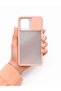 Galaxy A81/Note 10 Lite Compatible Case with Sliding Camera Protection Matte Lens Phone Case - Pink Light