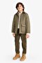Water Repellent Contrast Collar Inner Lining Bomber Jacket Coat Boy's F6774A826Sp - 2