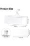 Wire Shelf Label Holders with Blank Cards,50 Pack,Reusable Plastic Clip-On Tags for Pantry and Retail Shelving,1-1/4 x 3 Inches - 6