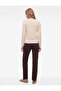Modal Blend Slim Fit High Collar Long Sleeve T-Shirt