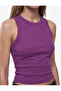 Cotton Camisole Slim Fit Sleeveless Crew Neck Ribbed Undershirt - 4