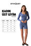 Totjun Women's Soft and Flexible Fabric Short Indigo Jumpsuit with Hollow Out Collar and Buttons - 6