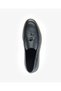 Men's Black Genuine Leather Loafer Shoes 5Y1La18490 - 4