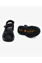 Women's Black Genuine Leather Sandals 5Y2Cs30644 - 6