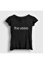 Women's Black Logo the Verve T-Shirt 578717Tt