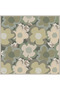 Green Floral Pattern 100% Twill Silk Scarf 4306 - 36 - 3