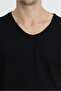 V-Neck Slim Fit Slim Fit Embroidered Cotton Single Jersey T-Shirt - 3