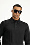 Polo Neck Regular Fit Striped Cotton Sweatshirt - 4
