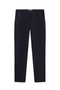 Straight Relaxed Fit Lycra Belt Elastic Detail Chino/Canvas Sports Pants - 2