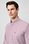 Long Sleeve Regular Fit Striped Button Collar Cotton Piece Easy to Wear Shirt - 6