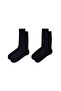 Set of 2 Thin Cotton Patterned Socks - 2