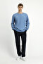 Crew Neck Regular Fit Cotton Basic Sweatshirt - 3