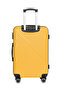 Prisma Series Set of 3 Luggage | Lightweight Small 10KG, Medium 20KG & Large 30KG ABS 4 Wheels Trolley Hardsided Travel Suitcase Yellow - 5