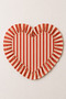 Lovely Heart Ruffle Linen Placemat / American Service 2Pcs - 2