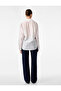 Long Sleeve Loose Collar Buttoned Oversize Shirt - 3