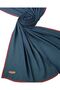 شال Enba حواف أسطوانية Aqua لون سادة مقاس 85x190 سم - أزرق داكن - 7