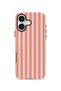 iPhone 17 Vorian Double Layer Case Coral Riviera Stripe