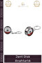 # Keychain Car Enthusiasts Metal Accessory Stylish Design Premium Aesthetic Wheel Disc Keychain - 3