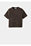 Short-Sleeved Boucle Sweater - 3