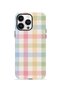 iPhone 14 Pro Vorian Double Layer Case Pastel Gingham