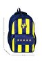 Star Patterned Premium Boys' Orthopedic Primary School Backpack with Thermal Lunch Box and Pen Holder - 2