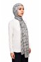 Logo Shawl - Light Gray - 2
