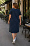 Women's Sequin, Lace Detailed Comfortable Fit Casual Dress C403 - 6