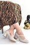 Kier Beige Skin Heeled Shoes