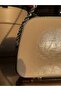 Evening Dress Bag, Shiny Material, Twisted Chain - 2